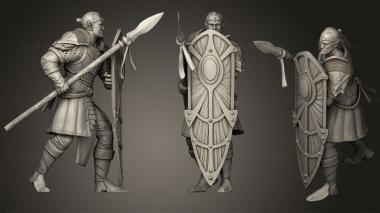 Military figurines Elf 2 3d model